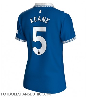 Everton Michael Keane #5 Replika Hemmatröja Damer 2023-24 Kortärmad